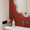 Hvyli Round - Wavy Mirror | Decorative Objects by oitoproducts. Item composed of wood & glass compatible with minimalism and contemporary style