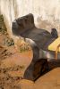 Steel & Fabric Bench — Levitar by Nitush Aroosh | Benches & Ottomans by Nitush Aroosh. Item made of fabric with steel works with contemporary & eclectic & maximalism style