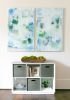 Gracefully Abstract I & II | Oil And Acrylic Painting in Paintings by Jessica Whitley Studio. Item composed of canvas and synthetic