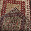 Vintage Mid-Century Geometric Red Blue and Green Wool Kilim | Area Rug in Rugs by Rug and Kilim