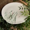 Meadow Plates, hand-painted two sizes | Dinnerware by Boya Porcelain. Item composed of ceramic