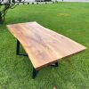 Black Walnut Dining Table - Wood Dining Table - Wood Table | Tables by Tinella Collection. Item made of walnut compatible with modern and rustic style