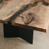 Custom Oxidized Maple Conference Table | Tables by Elko Hardwoods. Item composed of maple wood and steel