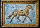Equestrian Wall Relief — Sculptural Horse Panel | Wall Sculpture in Wall Hangings by Pierre Riche Art. Item made of bronze compatible with contemporary and industrial style