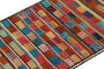 Vintage Qashqai Persian Gabbeh runner in Polychromatic | Area Rug in Rugs by Rug and Kilim