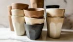 Daily Ritual Fluted Tumbler | Cups by Ritual Ceramics Studio. Item composed of ceramic in boho or minimalism style