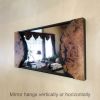 Eye-catching Live Edge Cherry Burl Mirror | Decorative Objects by Tom Weber - Weber Design Custom Woodwork. Item made of wood with glass works with boho & country & farmhouse style