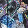 Indonesian Birds of Paradise | Street Murals by Max Ehrman (Eon75). Item composed of synthetic