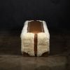 Shearling & Leather Custom Contemporary Bench by Costantini | Benches & Ottomans by Costantini Designñ. Item made of wood & leather