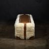 Shearling & Leather Custom Contemporary Bench by Costantini | Benches & Ottomans by Costantini Design. Item made of wood & leather