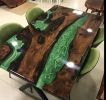 Epoxy Dining Table, Epoxy Resin Table, Epoxy Wood Table | Tables by Innovative Home Decors. Item composed of wood in country & farmhouse or art deco style