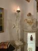 Diana God Bust Religion all hand made in Europe | Furniture by ultimate European. Item composed of metal in mid century modern or country & farmhouse style