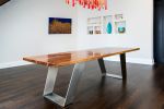 Jetson Table | Dining Table in Tables by ANAZAO INC.. Item made of walnut with steel