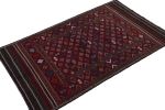 Vintage Baluch Tribal Kilim in Red with Geometric Patterns | Area Rug in Rugs by Rug and Kilim