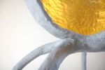 Bold White Floor Lamp - IC 17 by Studio Josha | Lamps by Studio Josha. Item composed of steel and fiber in contemporary or eclectic & maximalism style