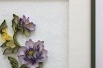 Pearl Grace on-edge paper on wallpaper | Wall Sculpture in Wall Hangings by JUDiTH+ROLFE. Item composed of paper compatible with boho and contemporary style