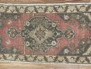 Hand-woven Turkish Rug Doormat| 1.7 x 3.2 | Small Rug in Rugs by Wool and Rug. Item composed of wool in boho or contemporary style