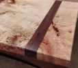 Spalted Maple and Walnut Serving Board, Tea Tray | Serveware by SjK Design Studios. Item composed of maple wood in asian or modern style
