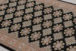 Vintage Bokhara Rug in Black with Geometric Patterns | Area Rug in Rugs by Rug and Kilim