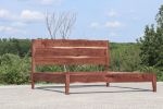 Solid Walnut Mid-Century Modern King Bed Frame | Beds & Accessories by Hazel Oak Farms. Item composed of walnut