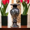 Marble vase for flowers, White marble vase, marble vase | Vases & Vessels by Innovative Home Decors. Item made of marble works with country & farmhouse & art deco style