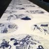 Hand-printed Wallpaper | Wall Treatments by Moody Monday | St Margaret's House in Edinburgh. Item composed of paper