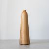 LINE Walnut Massive Wooden Vase - m | Vases & Vessels by Foia. Item composed of walnut in boho or contemporary style