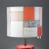Pink Orange Red | Table Lamp in Lamps by James Aarons. Item made of ceramic & paper compatible with mid century modern and contemporary style