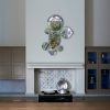 "Meadow Flowers in Brown Vase" - Wall Art | Wall Sculpture in Wall Hangings by Studio DeSimoneWayland. Item made of ceramic works with boho & contemporary style