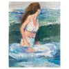 Wait For It | Oil And Acrylic Painting in Paintings by Julia Lawing Fine Art | Goodyear Cottage in Jekyll Island. Item composed of canvas & synthetic compatible with coastal style