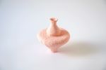 Modern and minimalist paper mache vase in light pink. | Vases & Vessels by Earlpicnic. Item made of paper works with boho & minimalism style