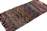 Vintage Moroccan Runner Rug in Polychromatic Geometric | Area Rug in Rugs by Rug and Kilim