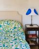 Figs (tones of green) | Curtain in Curtains & Drapes by Jessie de Salis. Item made of linen works with boho & art deco style