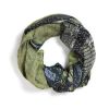 NY Harbor Green | Square Scarf | 54" x 54" | 85% modal . 15% cashmere . 100% original | Apparel & Accessories by Seth B Minkin Fine Art | Seth B Minkin Studio + Showroom in Boston