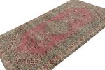 Vintage Zeki Müren Rug with Geometric Patterns and Medallion | Area Rug in Rugs by Rug and Kilim
