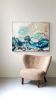 A restless sea | Oil And Acrylic Painting in Paintings by Cristina Dalla Valentina. Item composed of canvas in contemporary style