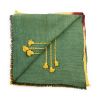 Avocado Green Multi Color Warm Hues Blanket Throw | Linens & Bedding by Studio Variously. Item in minimalism or contemporary style