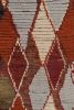 Vintage Moroccan Runner Rug, Polychromatic Geometric Pattern | Area Rug in Rugs by Rug and Kilim