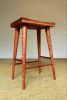 Mid-Century Modern Saddle Stool | Bar Stool in Chairs by The Strong Oaks Woodshop. Item composed of walnut in minimalism or mid century modern style