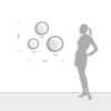 Set Anbito, sunset wall mirrors | Decorative Objects by Andreas Berlin. Item composed of metal and glass