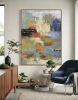 Traces of Tuesday | Oil And Acrylic Painting in Paintings by Shellie Garber Art. Item made of canvas works with contemporary style