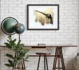 Smith & Wesson Gold. Pop art, Dada original painting. | Drawing in Paintings by Oplyart. Item made of paper works with minimalism & mid century modern style