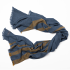 Pure YAK wool throw_blue corn | Linens & Bedding by olivier moravik