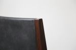 Giovanni Chair in Argentine Rosewood and Wrapped Leather | Dining Chair in Chairs by Costantini Design. Item made of wood & leather