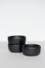 Black Matte Stoneware Mini Serving Bowl | Serveware by Creating Comfort Lab. Item made of stoneware