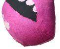 pink EMBRASSE MOI sculpted lips cotton sateen pillow | Cushion in Pillows by Mommani Threads | Bergdorf Goodman in New York