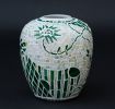 Emerald Green Vase | Vases & Vessels by Sarah Wandrey Mosaics. Item made of ceramic with glass works with traditional style