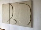 ‘Cocoon’ by Greyya Jay | Wall Sculpture in Wall Hangings by Greyya Jay. Item made of oak wood with cement works with minimalism & japandi style