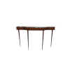 FLEMING Console table | Tables by Ivar London | Custom. Item made of walnut with marble works with contemporary & eclectic & maximalism style
