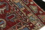 Rug & Kilim’s Antique Tribal rug in Red with Geometric | Area Rug in Rugs by Rug and Kilim